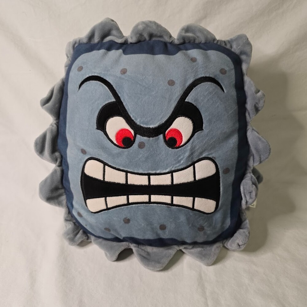Super Mario Thwomp Mega Club Mocchi- Mocchi- Plush Stuffed Toy Nintendo